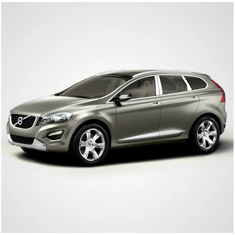 Lsrtw2017 304 нержавеющая сталь окна автомобиля планки для volvo xc60 2009 2010 2011 2012 2013 аксессуары