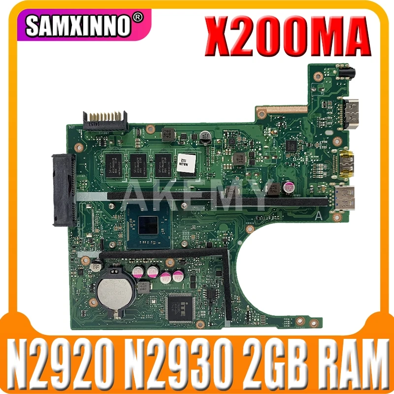 X200MA материнская плата N2815/N2830 REV2.1 2G память для For Asus X200M ноутбука плата|motherboard for