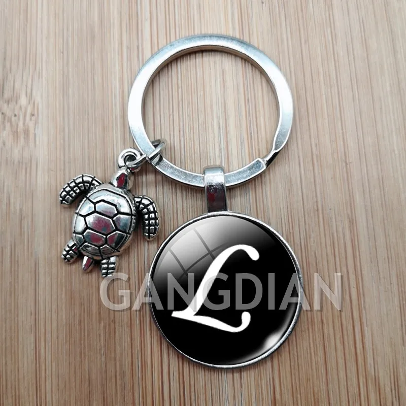 Лучший друг пара подарок для парня девушки 26 первая буква стеклянная черепаха DIY