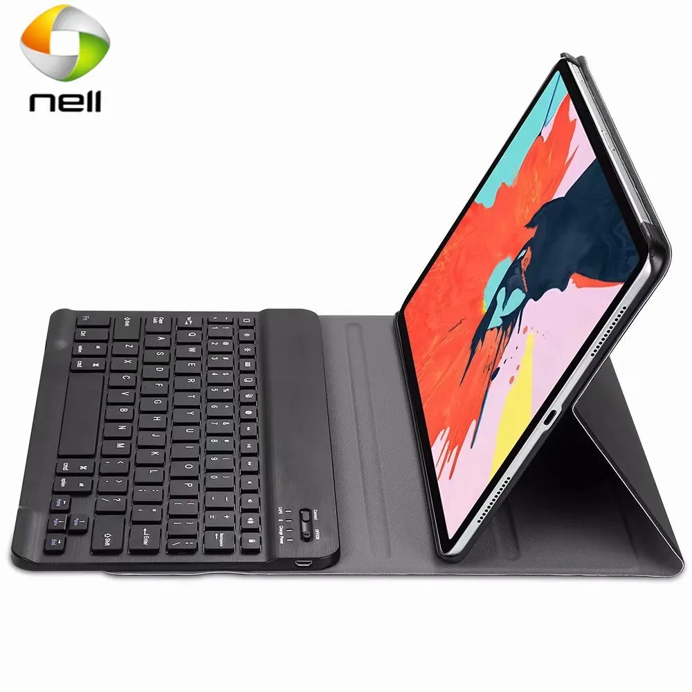 

Backlight Keyboard with PU Leather Magnetic Smart Tablet Shell IPad Pro 12.9 Cover 2020 2018 A2228 A2068 A2230 Case+pen shell