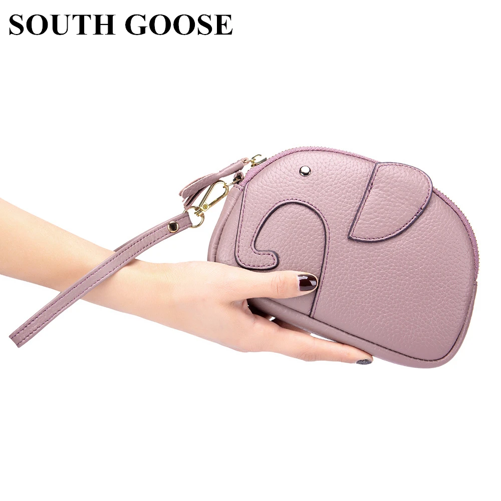 

Fashion Soft Genuine Leather Women Day Clutches Luxury Female Wrist Strap Handbags Large Organizer Purse Coin Purse Phone Pouch