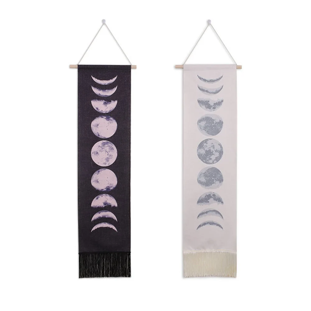 

Boho Art Style Tapestries Changing Moon Phase Tapestry Wall Hanging Bedroom Living Room Dorm Room Decoration