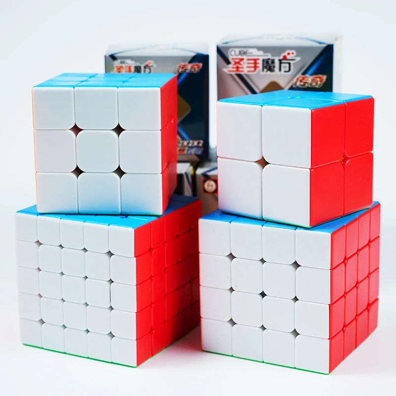 

Shengshou Legend 2x2 3x3 4x4 5x5 Stickerless Magic-Cube Game Professional Puzzle Rotating Smooth Cubos Magicos Toys for Children