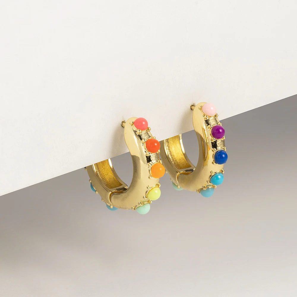 Богемные женские серьги-кольца большие круглые геометрические серьги в стиле