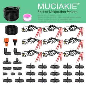 Система капельного орошения MUCIAKIE 5M-30M 811mm, главная линия, комнатная теплица, комплект для полива сада, ороситель