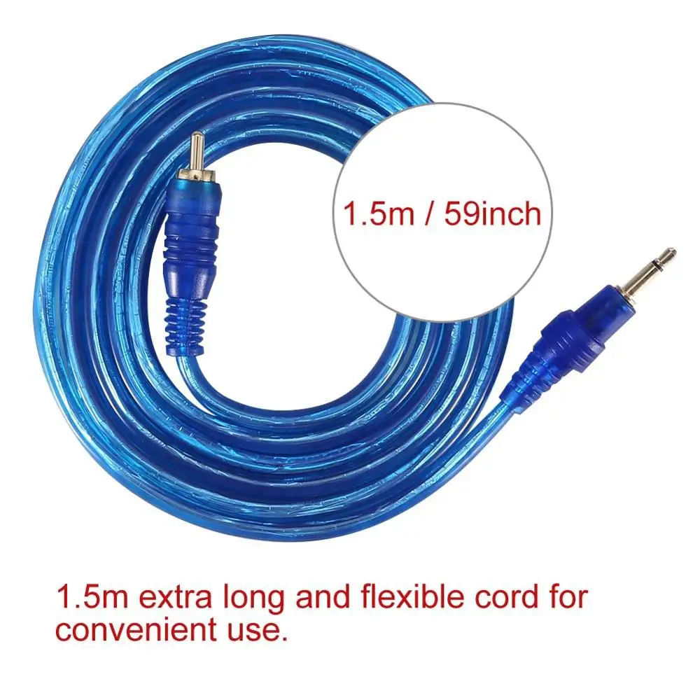 1 5 м силиконовые татуировки Клип шнур для HP2 ураган RCA Интерфейс питания