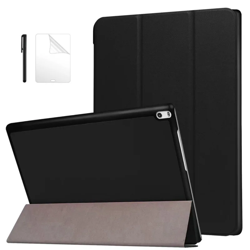Чехол книжка из искусственной кожи с подставкой для Lenovo TAB 4 10 Plus TB X704N 2017 1 дюйма