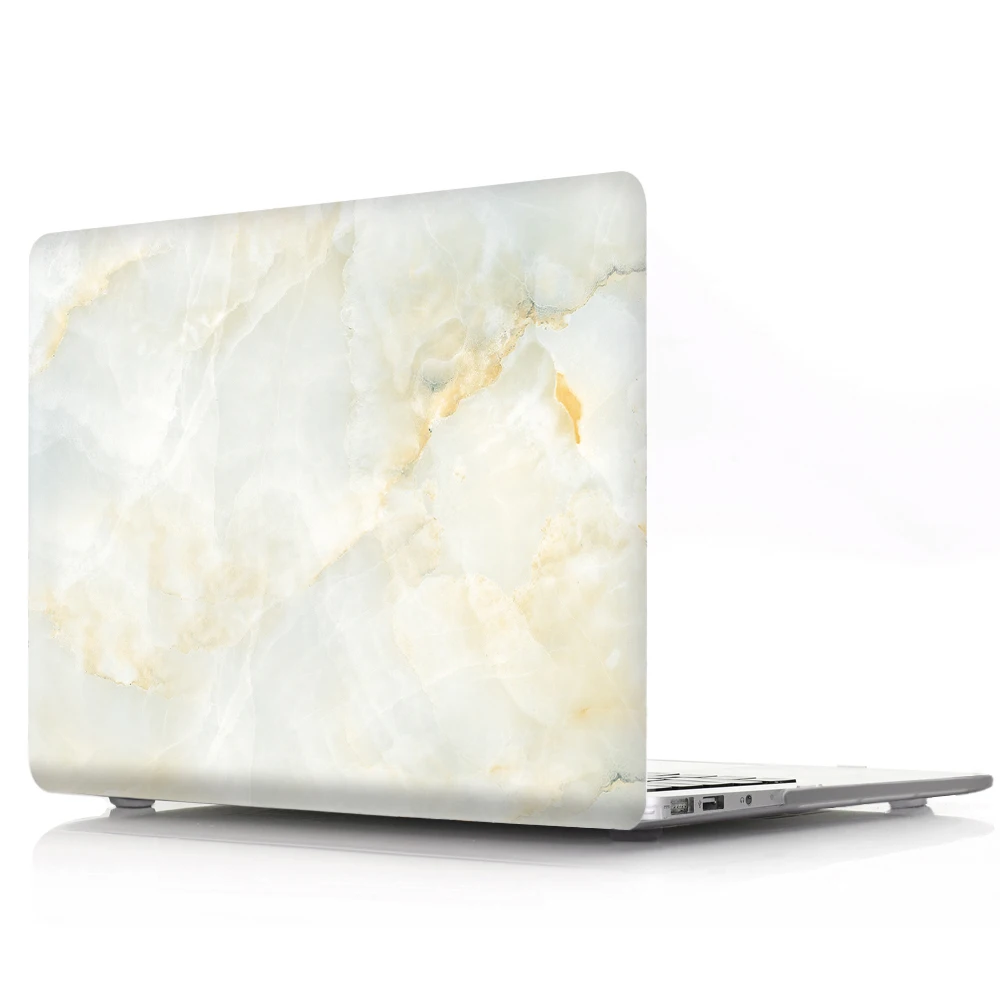 Мраморный Жесткий Чехол для ноутбука Macbook Touch ID Air 13 Pro retina 12 13 15 сенсорный экран для Macbook Air 13+ чехол для клавиатуры