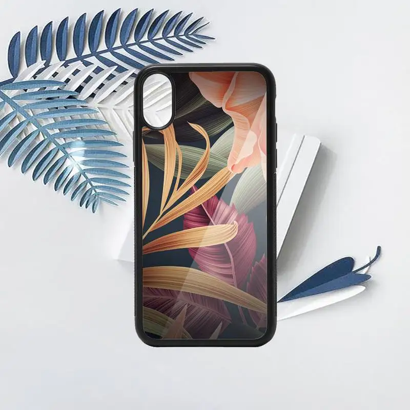 

Vintage Banana Leaves Retro Phone Case PC for iPhone 11 12 pro XS MAX 8 7 6 6S Plus X 5S SE 2020 XR
