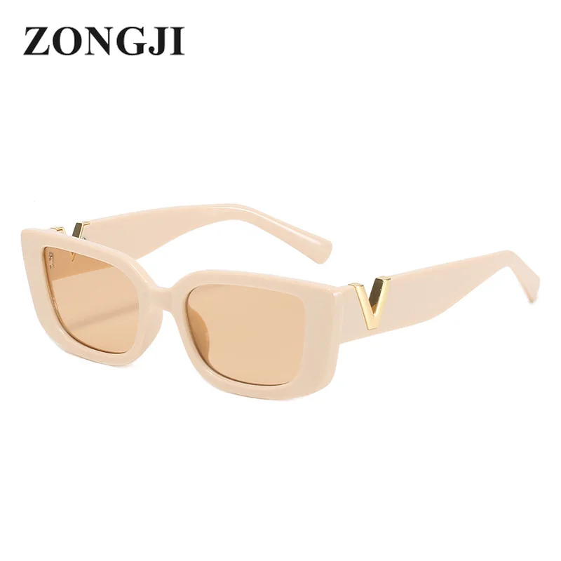 

ZONGJI Fashion Small Frame Sunglasses Men and Women Brand Design Glasses Retro Square Decoration Sun Glasses UV400