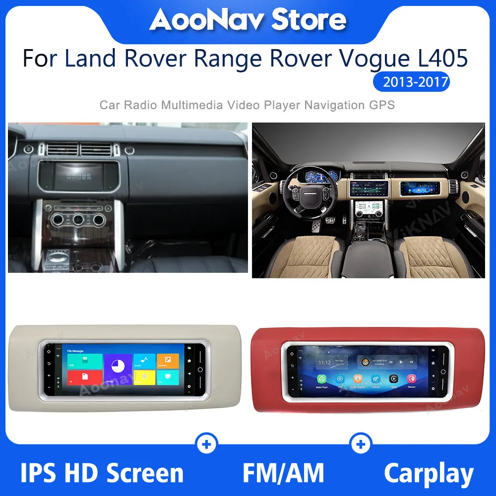 

Touch screen Car Radio For Land Rover Range Rover Vogue L405 2013-2017 GPS Navigation Player 10 Inch Co-pilot Touch screen