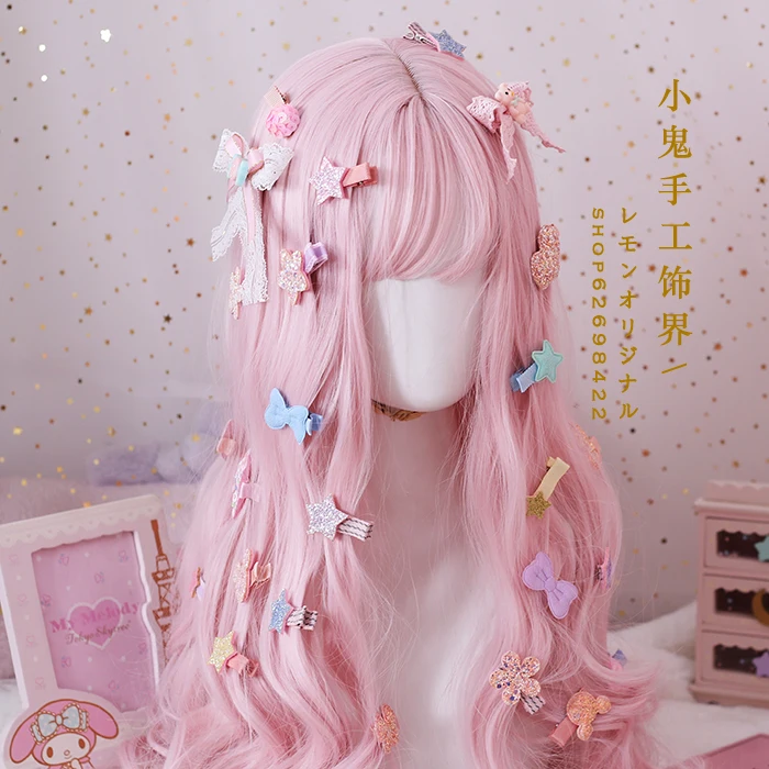 Милая мягкая Мини-заколка для волос в форме сердца девочек аксессуар стиле