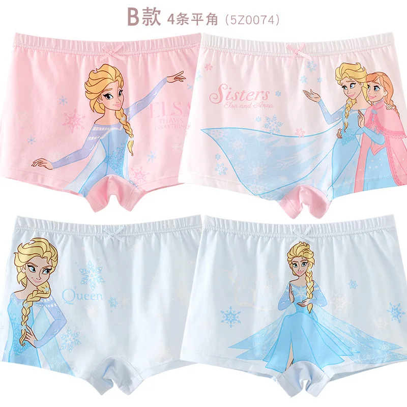 

Original Disney Frozen Aisha Princess Girls Underwear Boxer Children's Shorts Cotton Kids Baby Little Girls Boxer Panties