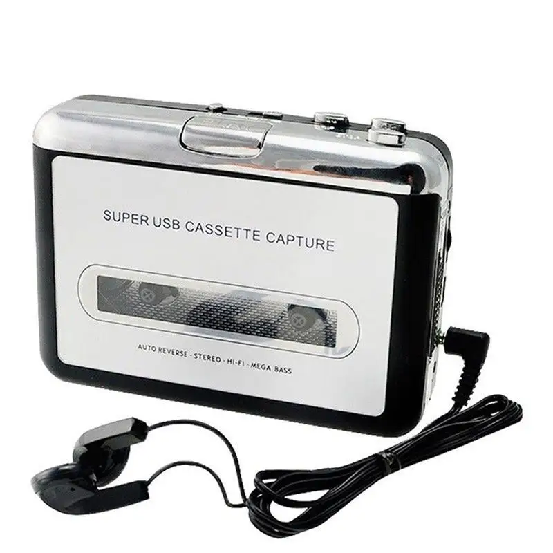 Мини-USB-преобразователь кассеты в MP3 CD музыкальный проигрыватель портативный