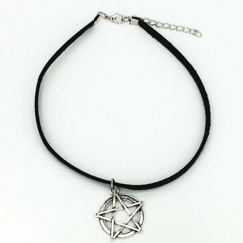 Женское ожерелье с подвеской пентаграммой|pendant jewelry|jewelry womenbullet necklace |