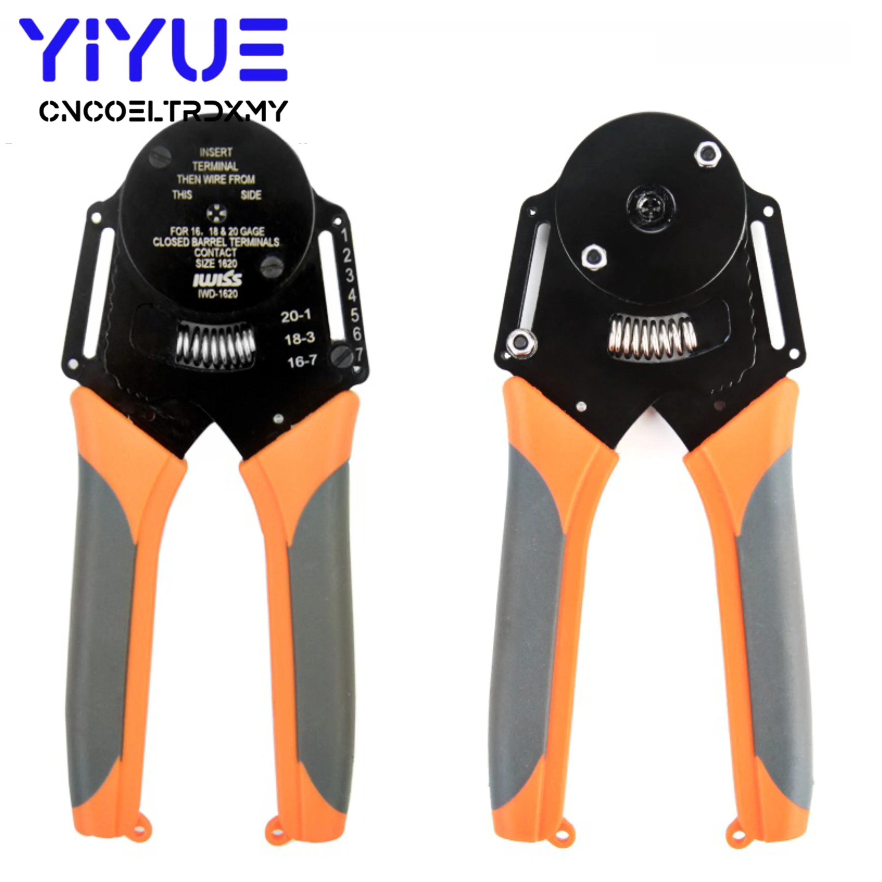 

IWD-16 suitable for Deutsch connector crimping pliers Machining car terminal lathe male and female pin 18/16/14 AWG w2 Pliers