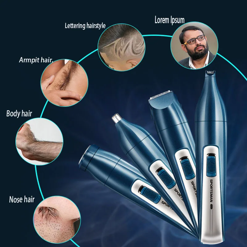 Абсолютно новый мужской электробритва для всего тела моющийся станок бритья