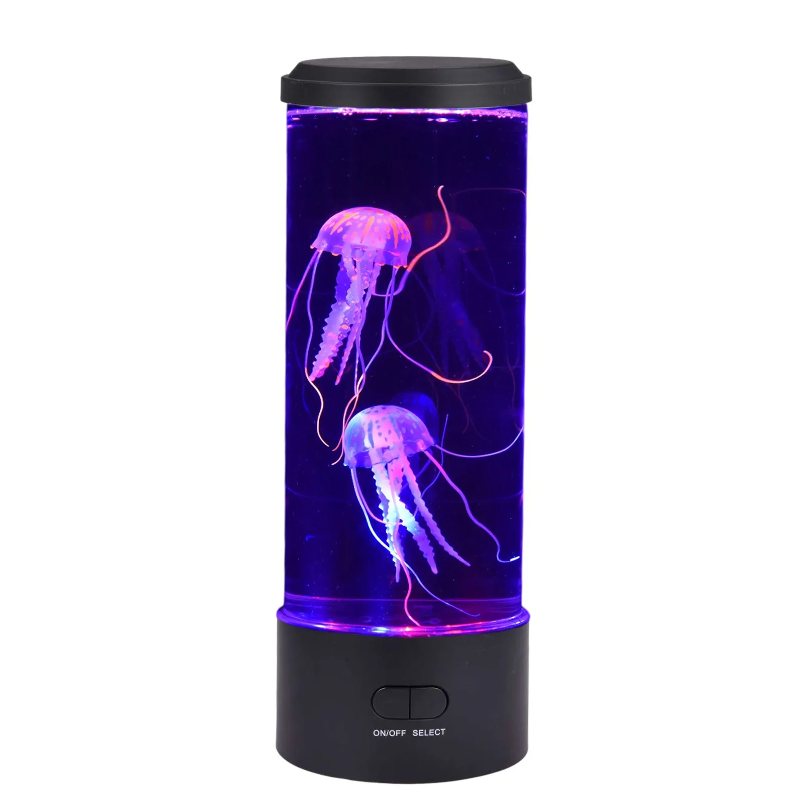 LED Jellyfish Lava Lamp Colorful Bedroom Night Light Simulation Jellyfish Aquarium Tank Light For Home Bedroom Office Decoration