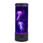 Светодиодная Лавовая Лампа в виде медузы, Красочный ночник для спальни, аквариумный светильник для украшения дома, спальни, офиса