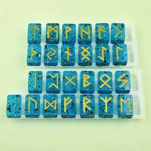 2 шт.компл. молд сделай сам из смолы, брелок для ключей ручной работы, подвески, руны, символ, силиконовая форма, домашний декор, рукоделие, изготовление ювелирных изделий