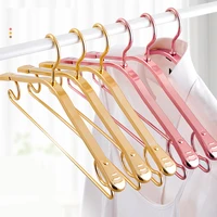 5pcs clothes hangers metal drying rack thicken durable anti slip clothes rack coat home ardrobe storage aluminium alloy hangers