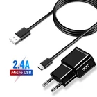 Для Realme 6S X50 Pro C3 C2s 5i Redmi 8a 10x Xiaomi mi 8 7 6 5 4a Samsung 1 м кабель Micro USB Type C с зарядным адаптером 5 в А