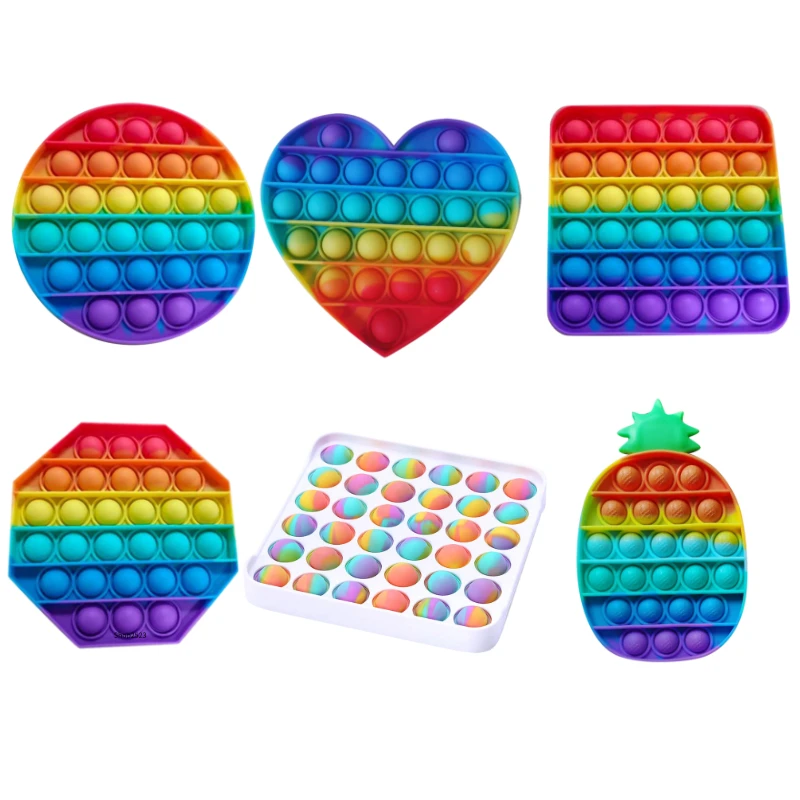 

Игрушки-антистресс с пузырьками из силикона