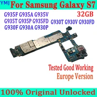 original unlocked for samsung galaxys7 g930f g930fd g930v g935f g935fd g930t motherboard full chips logic board 32gb replacement