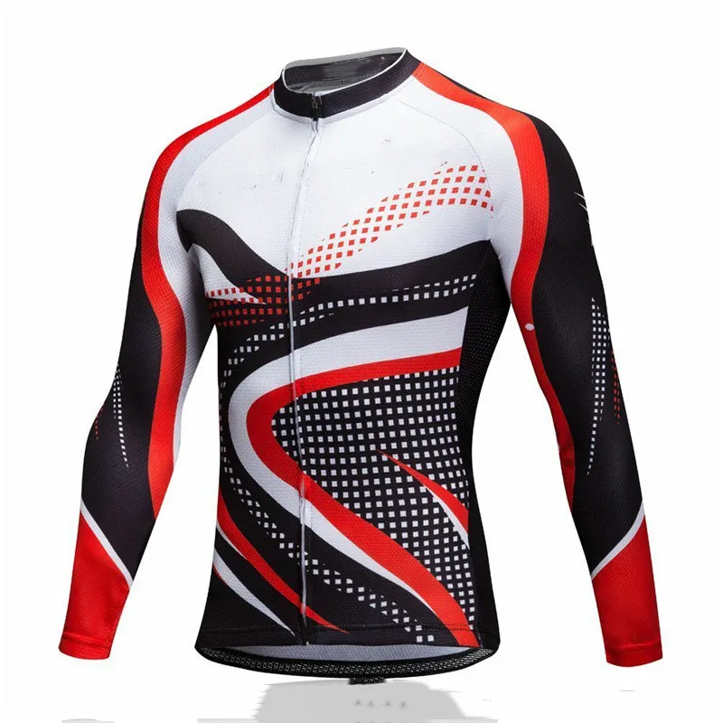 Anti UV Bicycle Shirts For Men MTB Tops Pro Team Off Road Bike Clothes 2021 Hot Selling Long Sleeve Cycling Jerseys With Pockets