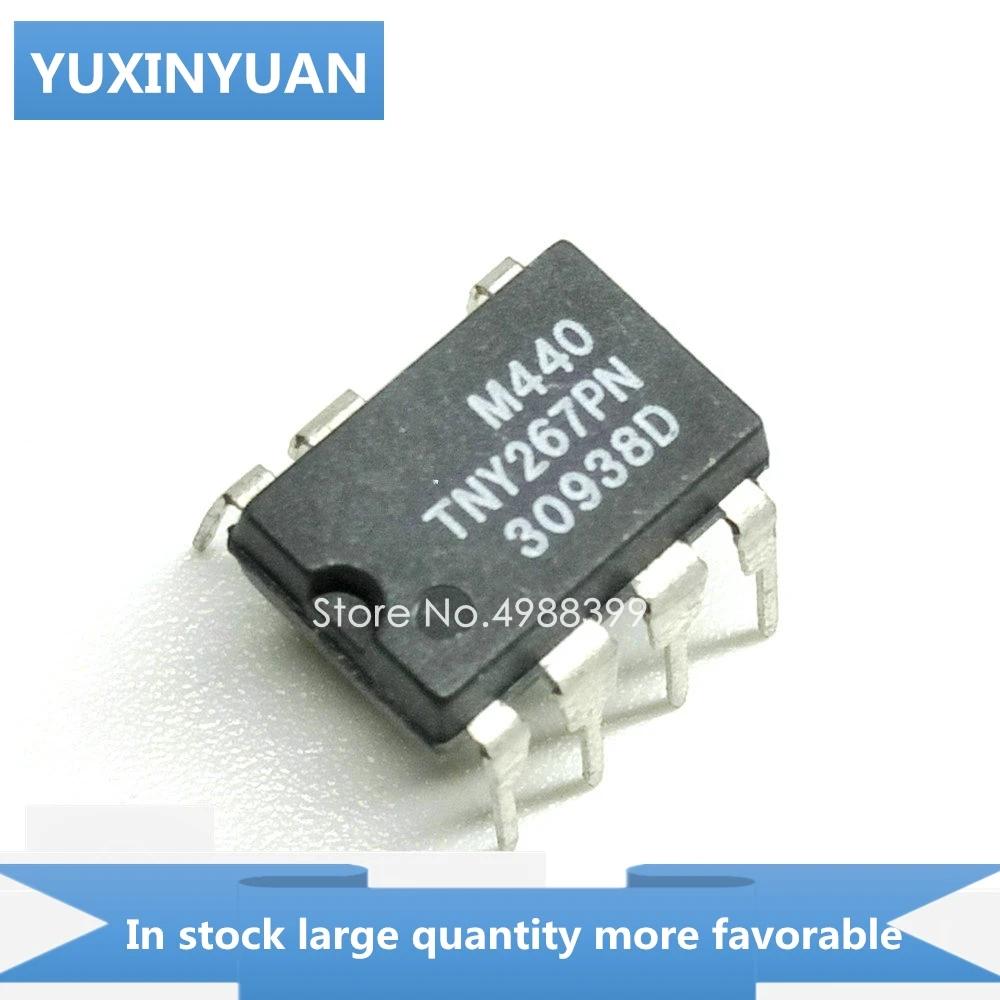 YUXINYUAN 10 шт./лот TNY267PN TNY267P TNY267 TNY 267PN DIP7 в наличии | Электронные компоненты и