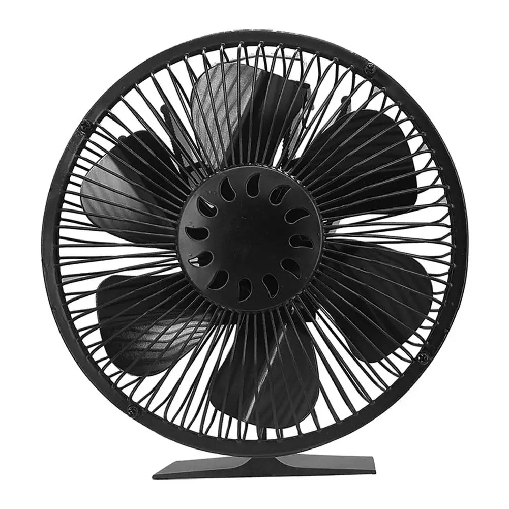 

Stove Fan With Cover Updated 6 Blades Heat Powered Fireplace Fan For Log Burner Less Consumption More Efficiency