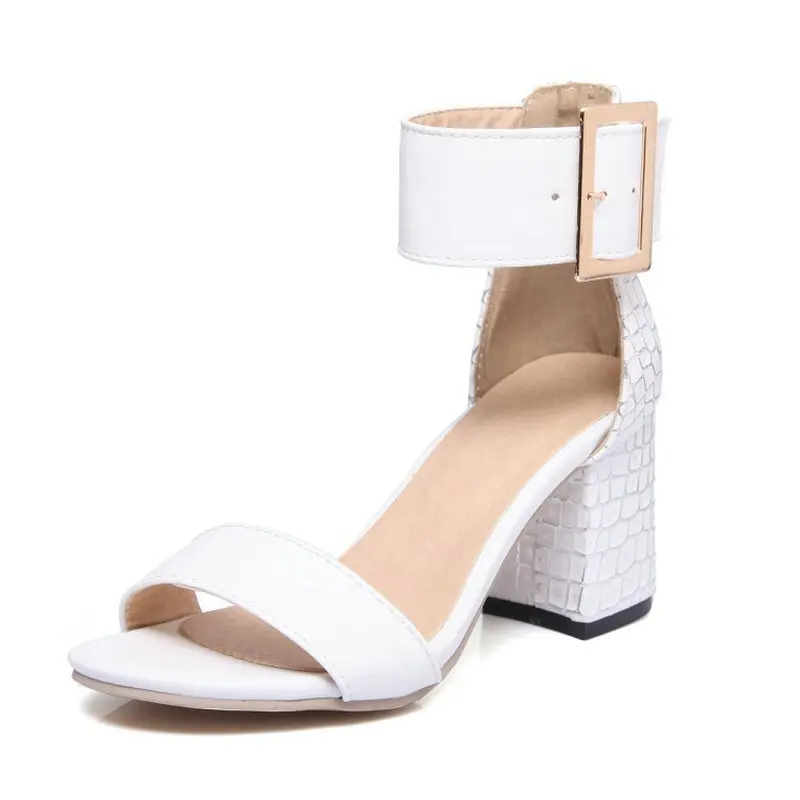 ZawsThia/летние женские туфли с открытым носком белые синие розовые свадебные