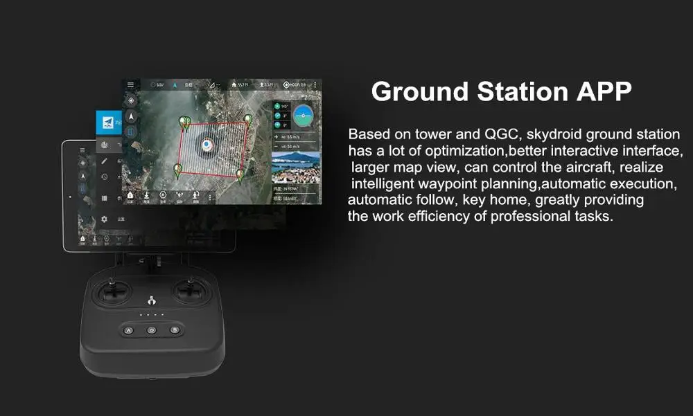 

Skydroid MX450 FPV 4-axis trainer drone RTF Automatic return hover T10 remote control Shooting Training Teaching