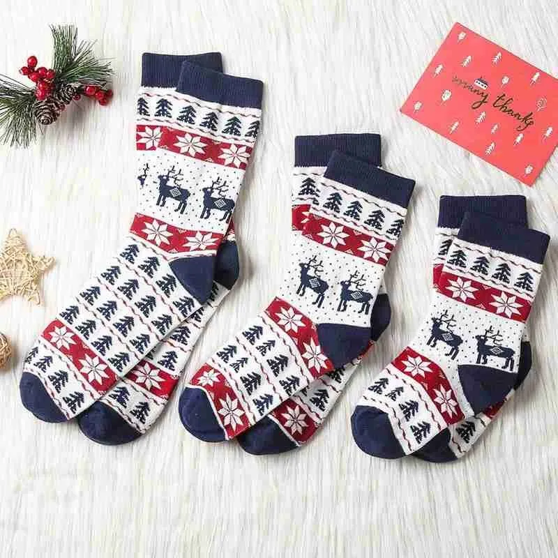 

Christmas Socks Winter Warm Comfortable Crew Socks Great X-Mas Gift for Holiday New Women Socks Casual Cartoon Funny Christmas