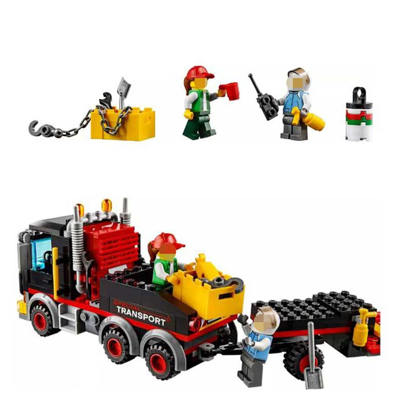 331 шт. городская техника серии тяжелый грузовой транспорт модель автомобиля lepining