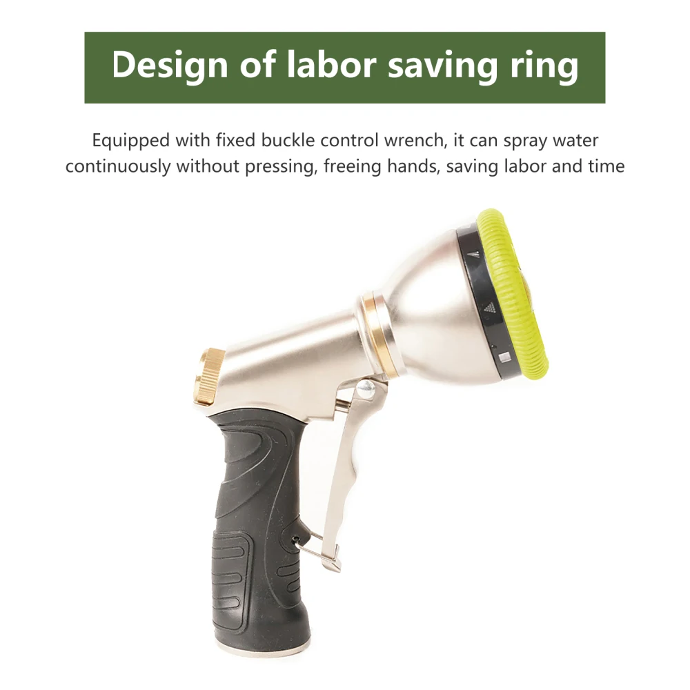 

Hose Nozzle Spraying Irrigation Gun A Variety Adjustable Mode Metal For You To Choose Lawns High Pressure Watering Garden Water