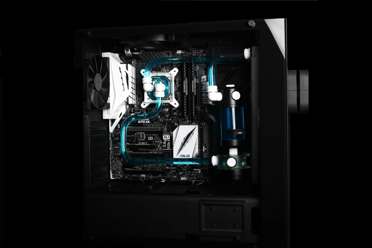 Бэрроу YR01 Hardtubes CPU набор водяного охлаждения 240 мм радиатор блок ЦП светодиодные