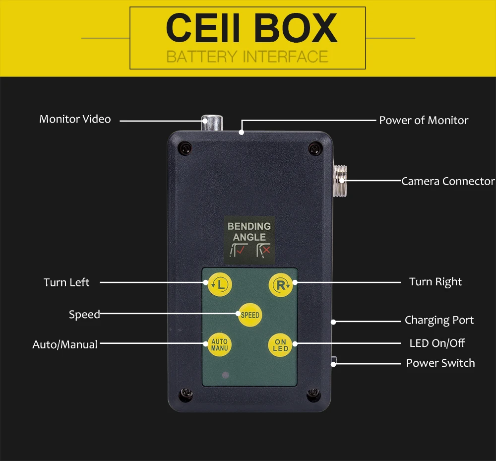 Видеокамера SYANSPAN для обследования труб с монитором 9 дюймов промышленная