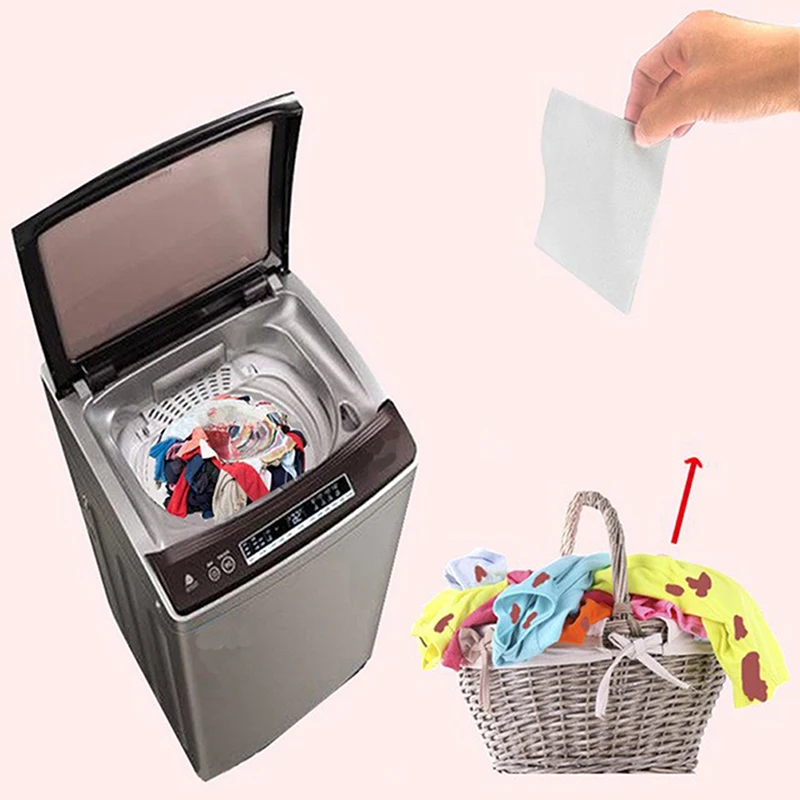 1 упаковка Цвет поглощения простыни крашеное полотно для стиральной машины