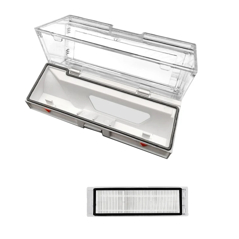 

Dust Box Parts For Xiaomi Robotic Roborock S55 S51 S50 Vacuum Cleaner Robot Dustbin Box With Filter Accessroies