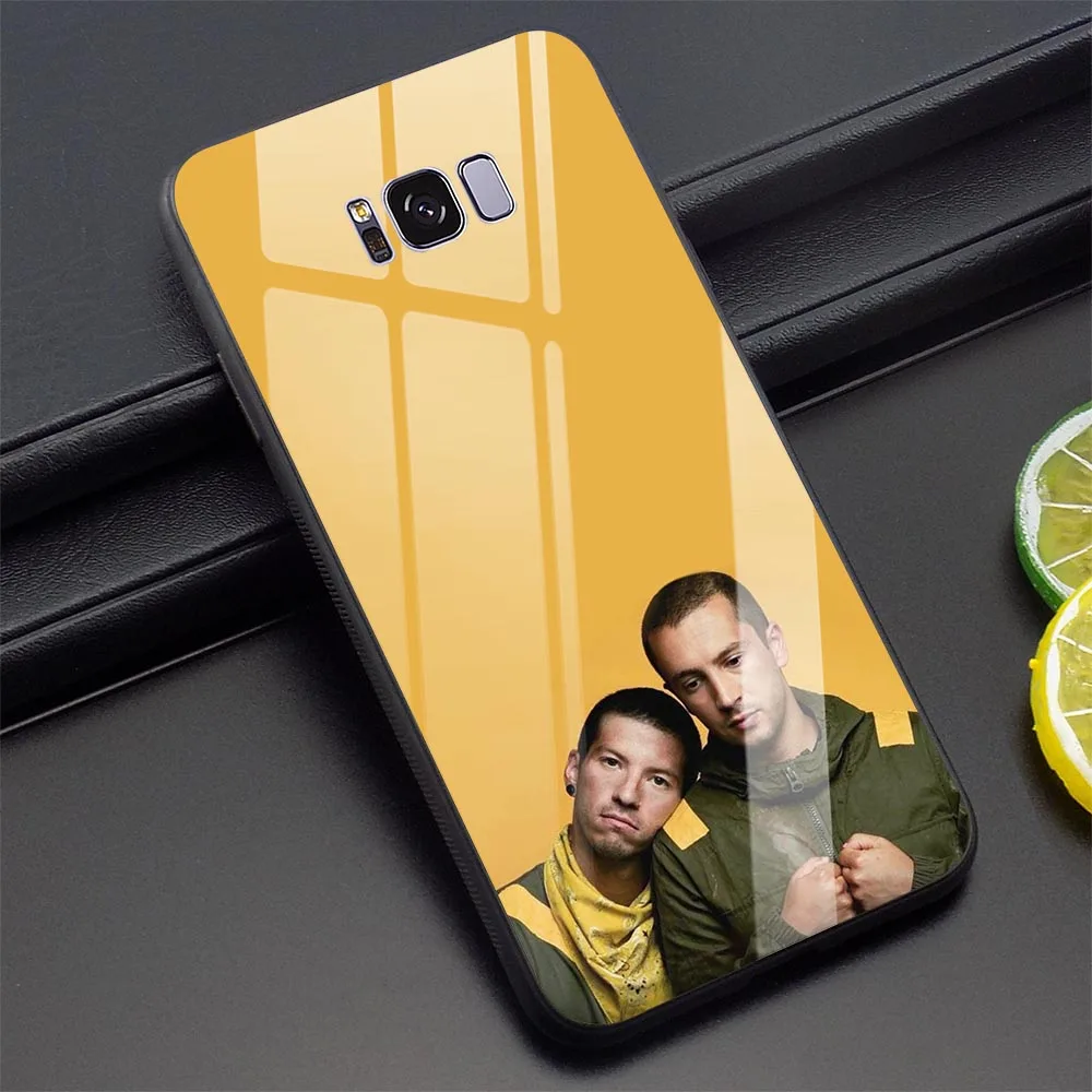Phone Case For Samsung Note 9 Twenty One Pilots Tempered Glass Cover 8 S7 Edge S8/S9 Plus S10 A10/20/30/40/50/60/70 M40 | Мобильные