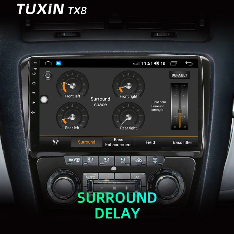 TUXIN 2 Din Android Car Radio For Skoda Octavia 2008-2013 8.1 Multimedia Video Player 10'' GPS Navigation No DVD | Автомобили и
