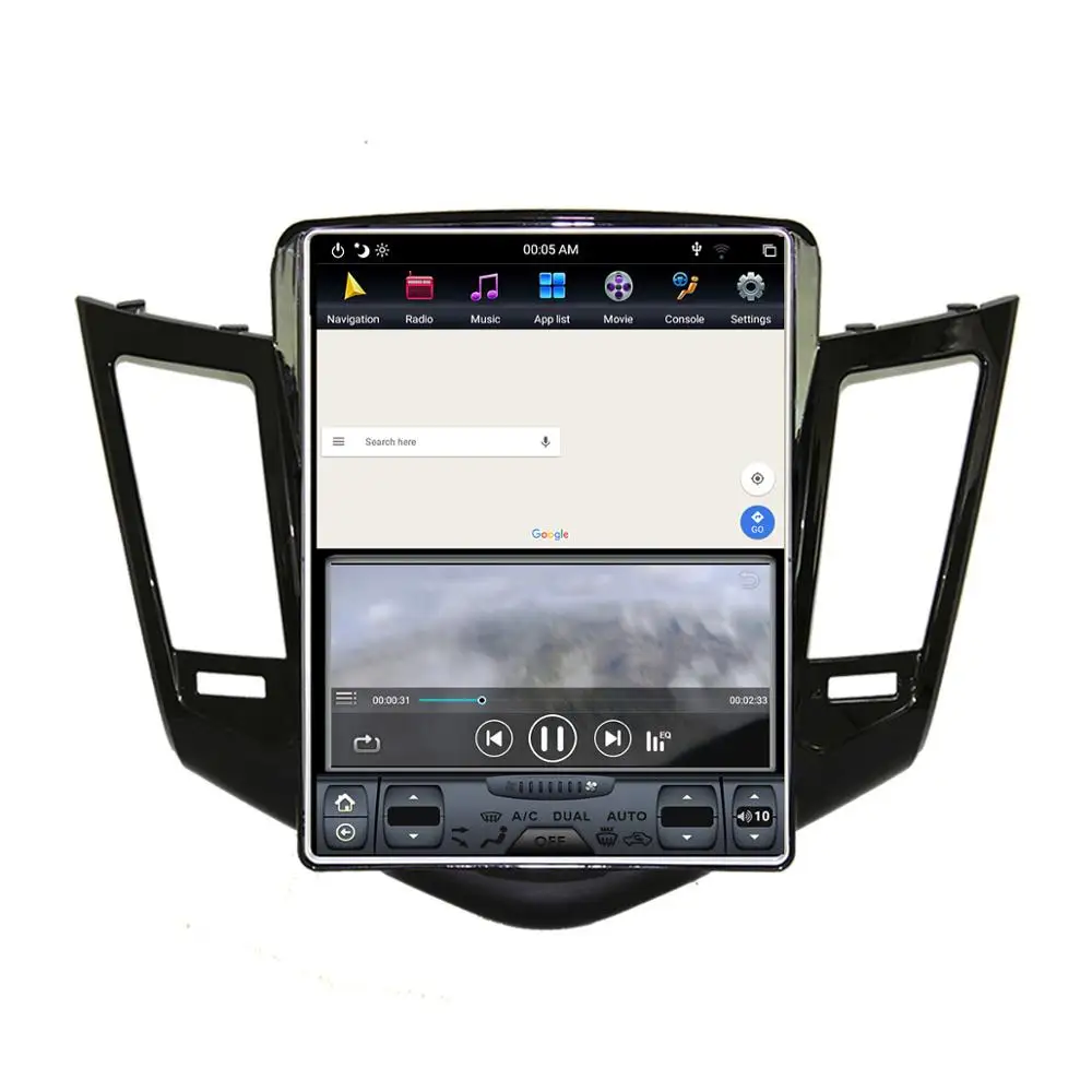 Автомобильное головное устройство 9 0 дюйма 4 Гб + 64 ГБ Android gps-навигация dvd-плеер для