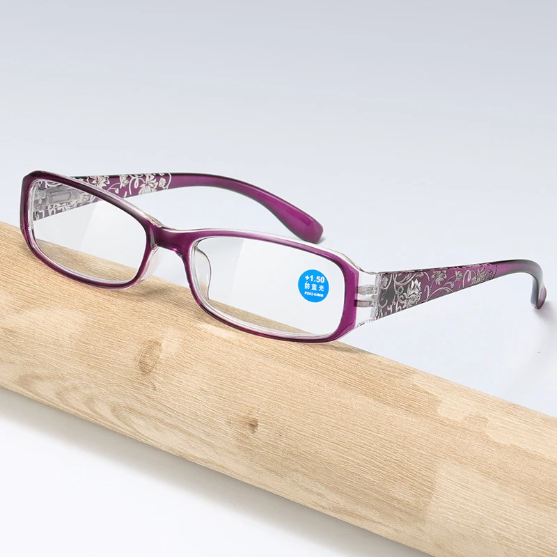 

Printed Anti-blue Light Reading Glasses Fashion Goggles Presbyopia Eyeglasses With Diopter +1.0 +1.5 +2.0 +2.5 +3.0 +3.5 +4.0