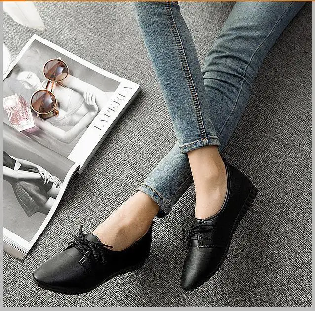 Женские повседневные туфли весна лето 2018 обувь на плоской подошве|Обувь без