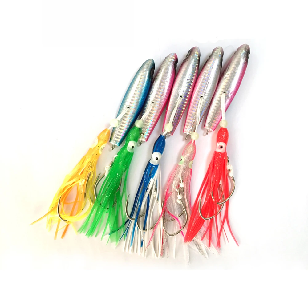 Горячая Распродажа приманка со свинцовым рыболовная с тройными крючками и