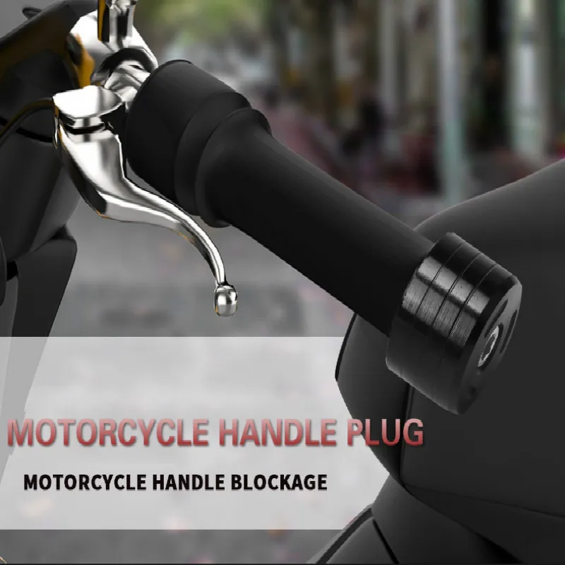 Мотоцикл Скутер заглушка для руля Ручка Конец модифицированный анти осень CNC