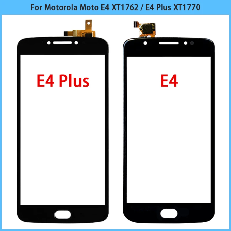 

New E4 Touchscreen For Motorola Moto E4 Plus XT1770 XT1773 Touch Screen Panel Digitizer Sensor LCD Front Glass XT1762 XT1763