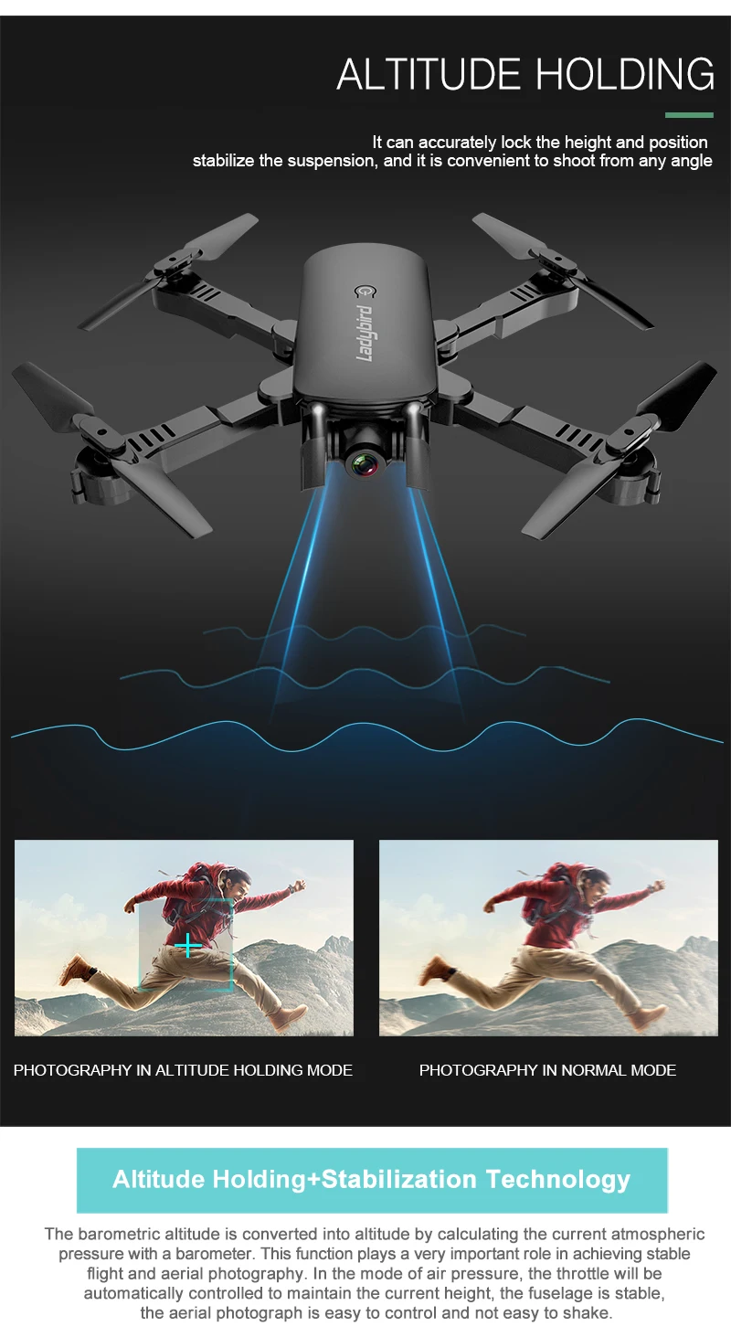 R8 Радиоуправляемый Дрон с HD камерой 4K WiFi FPV RC вертолет с безголовым режимом высокой фиксации Дрон Профессиональный Квадрокоптер игрушки для детей