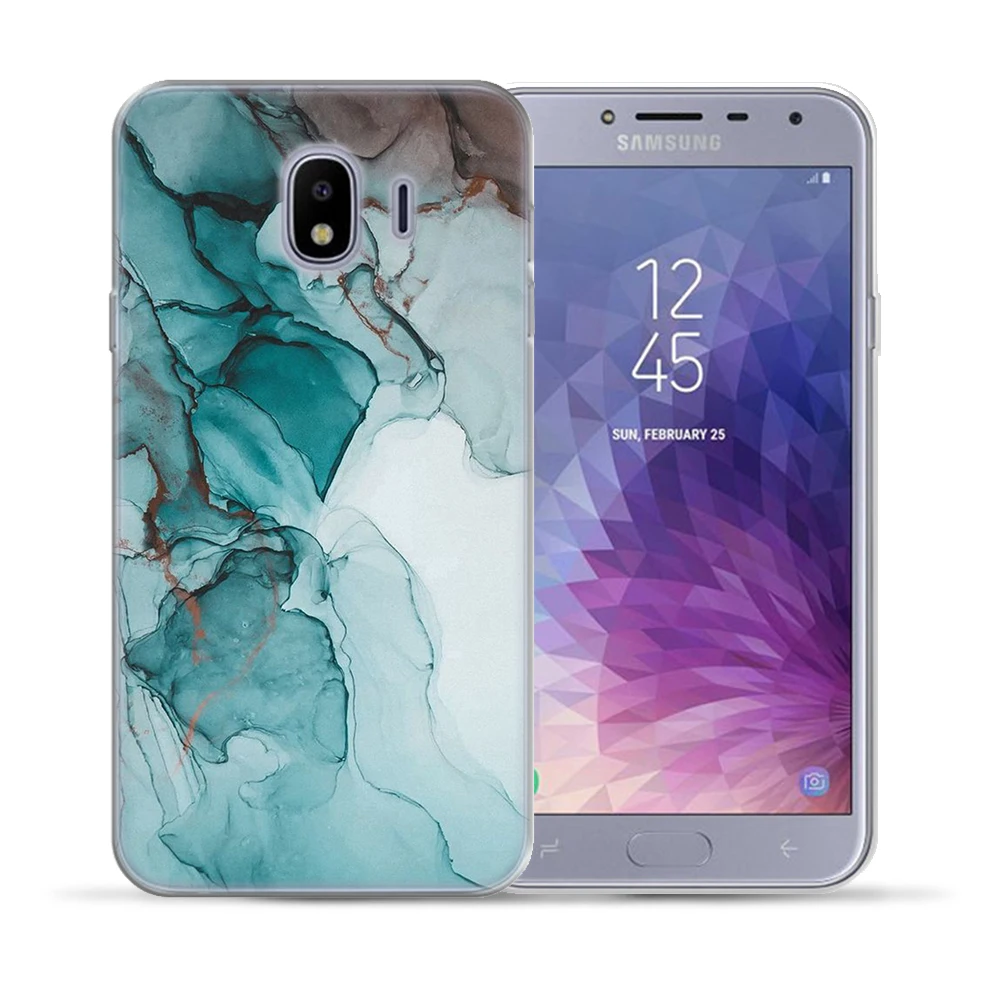 Мраморный геометрический Мягкий силиконовый чехол для Samsung Galaxy J3 J7 J8 J6 J4 Plus 2018 J5 2017